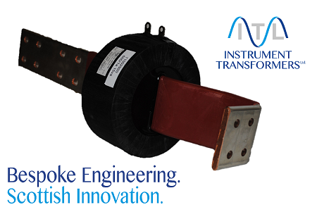 Current Transformer with integral copper bar.
